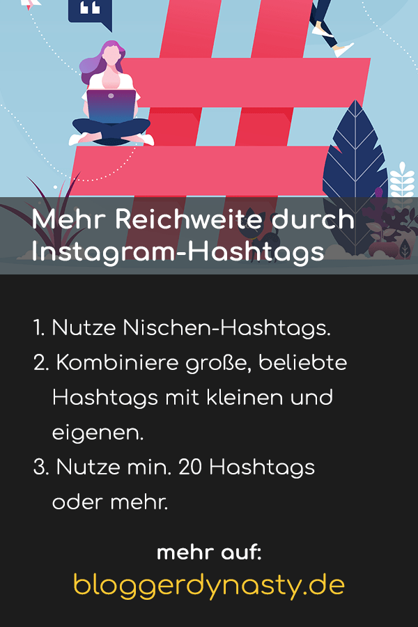 Reichweite durch Instagram-Hashtags